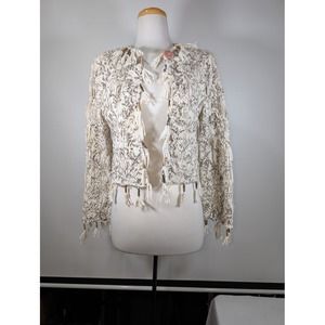 Beautiful Boho Cotton Cardigan Women's Size Small/Medium